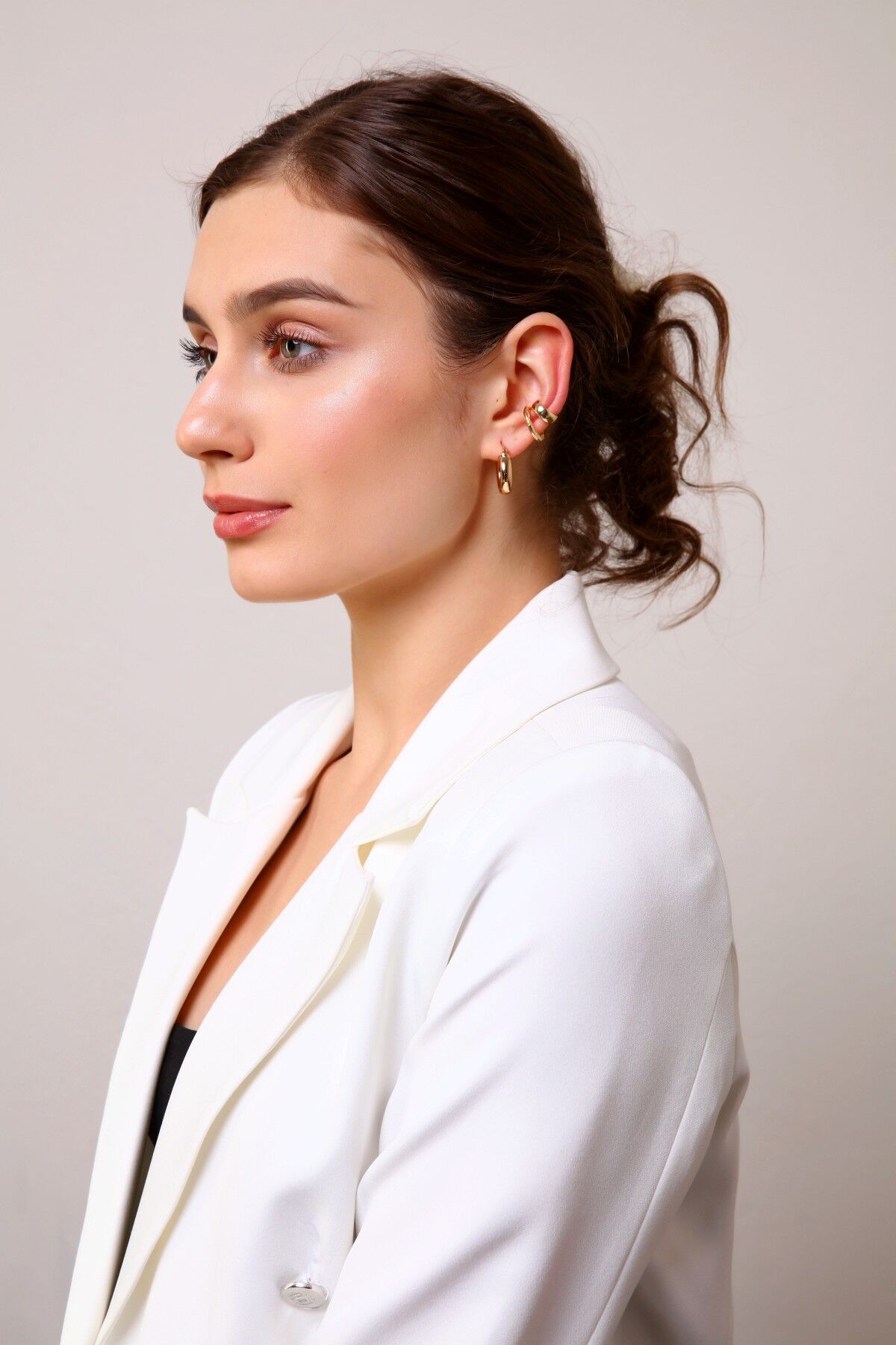 Kadın Gold Renk 2'li Cuff GOLD , ALTIN SARISI - Tek Ebat