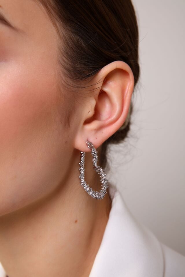 Kadın Kalp Model Küpe