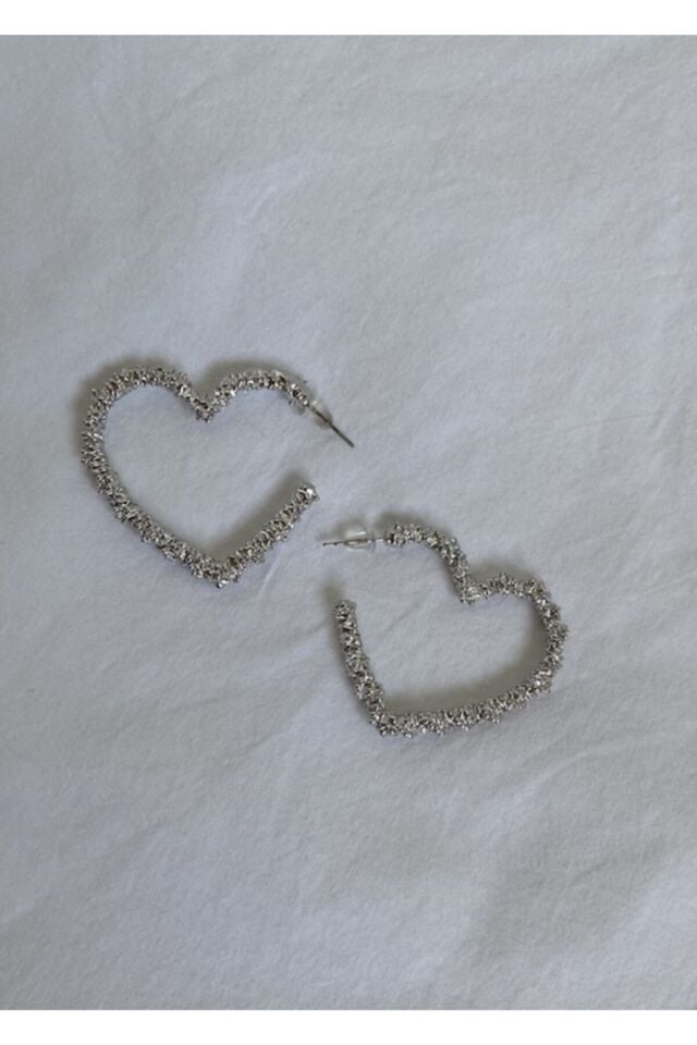 Kadın Kalp Model Küpe