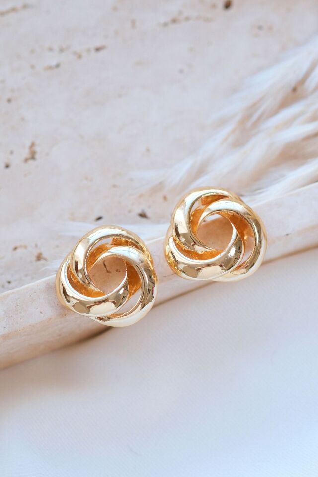 Kadın Gold Loop Küpe