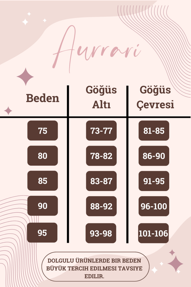 Destekli Dolgulu Sütyen  4 Adet