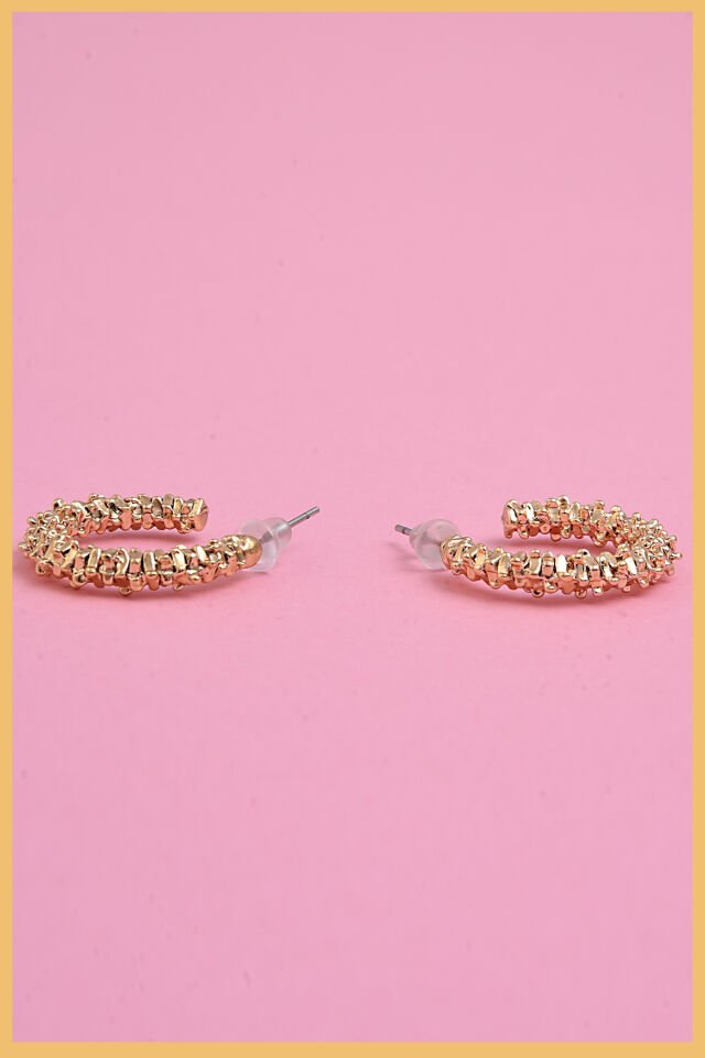 Gold Yıldız Tozu Küpe