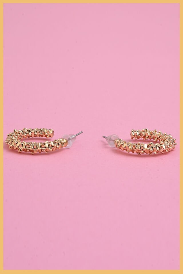 Gold Yıldız Tozu Küpe