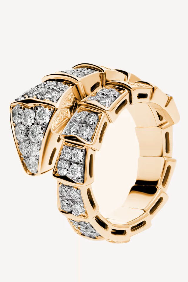 Gold Serpenti Yılan Exclusive Ayarlanabilir Yüzük