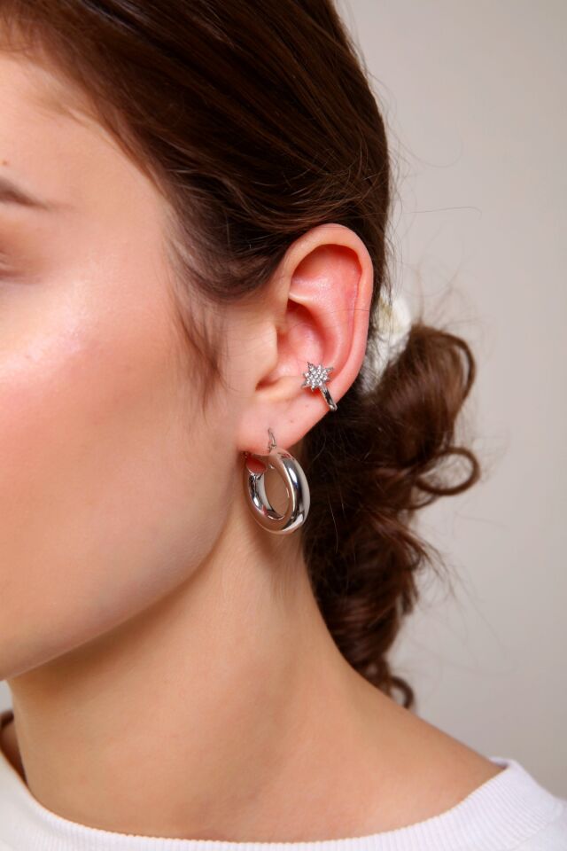 Kadın Gold Kuzey Yıldızı Earcuff ( TEKLİ )
