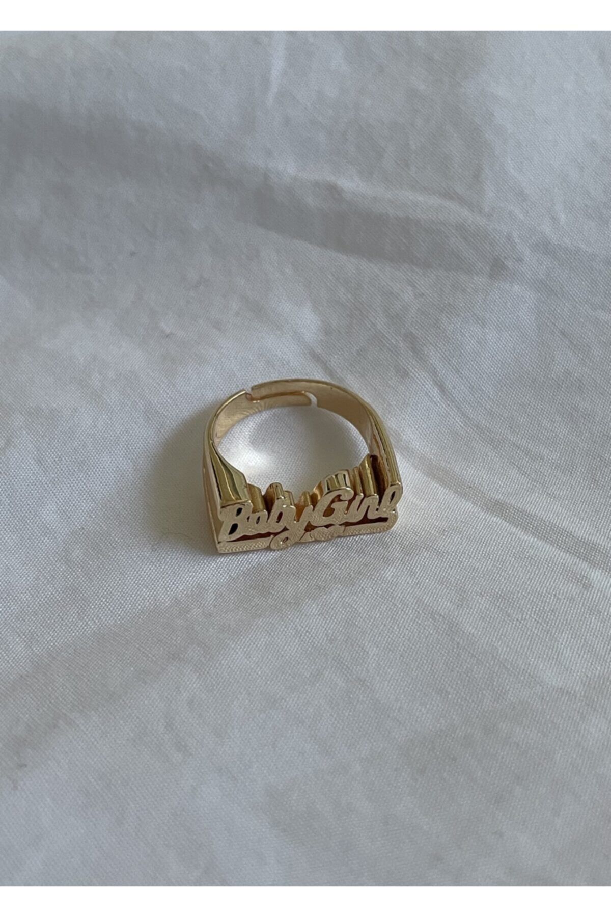 Gold Renk Baby Girl Yüzük
