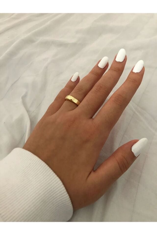 Kadın Ayarlanabilir Siv Altın Kaplama Yüzük