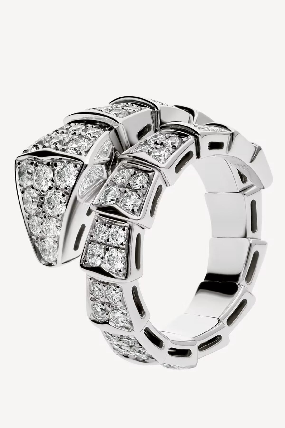 Gümüş Renk Serpenti Yılan Exclusive Ayarlanabilir Yüzük