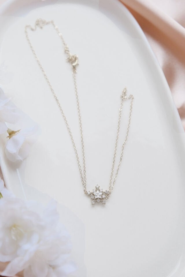 Silver Zirkon Taşlı Yıldız Şahmeran