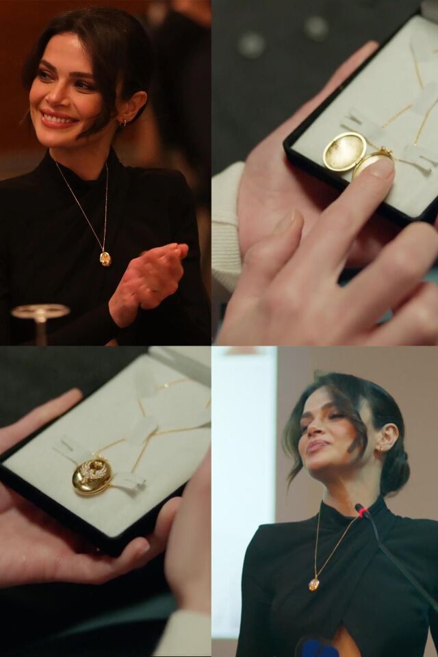 Anka Kuşu Zirkon Taşlı Alya Çelik Kolye Uzak Şehir İçi Açılabilir