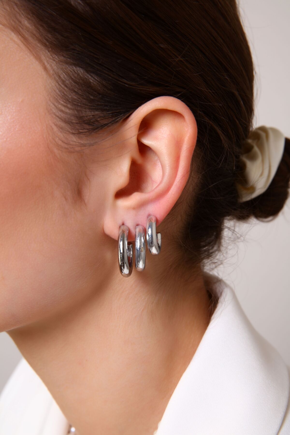 Kadın Gold 3'lü Halka Set