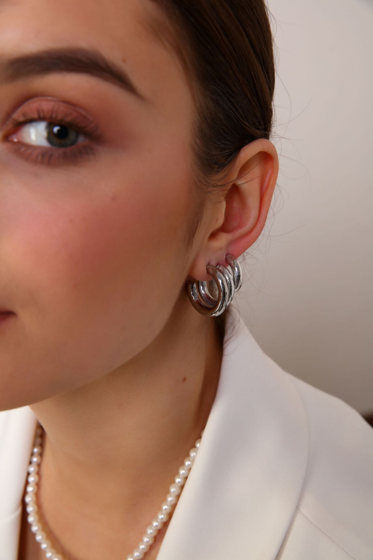 Kadın Gold 3'lü Halka Set