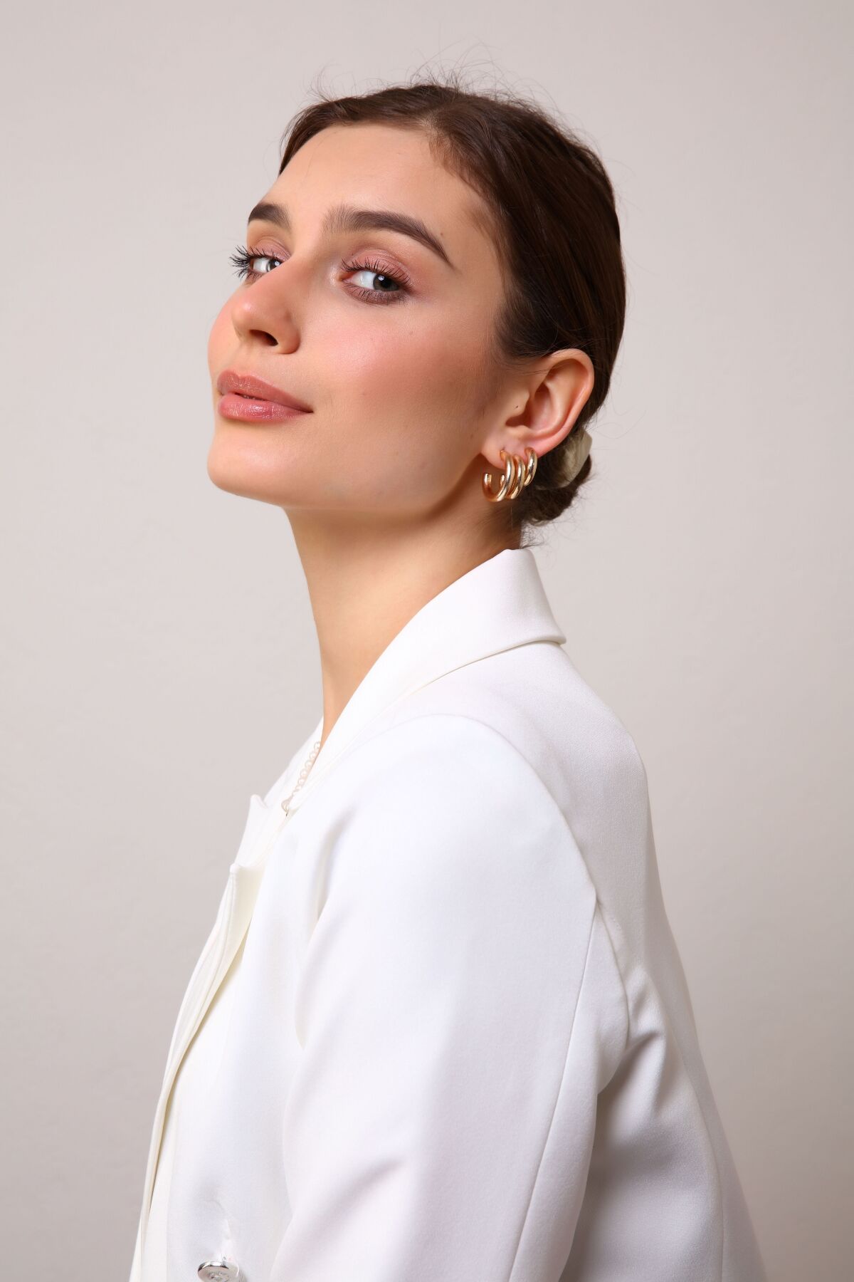 Kadın Gold 3'lü Halka Set