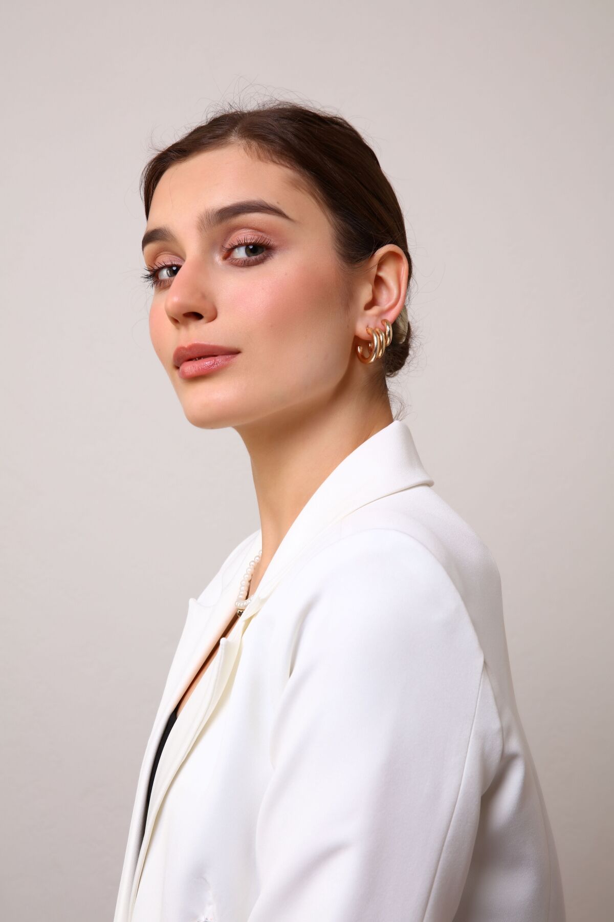 Kadın Gold 3'lü Halka Set