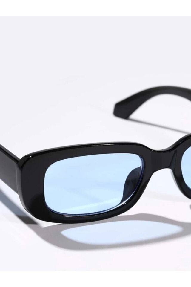 Vintage Siyah Mavi Güneş Gözlüğü