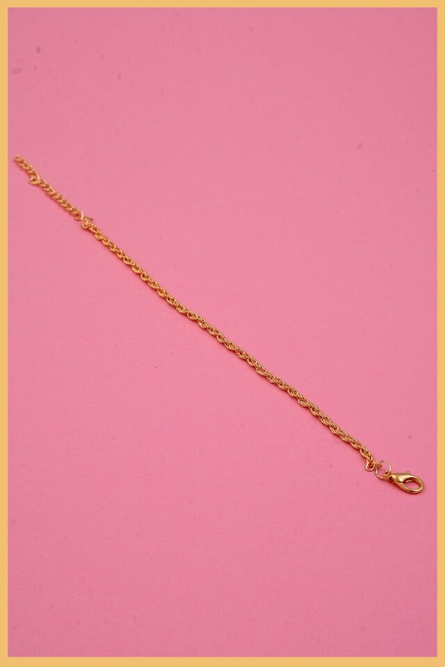 Altın Kaplama Zincir Bileklik 3