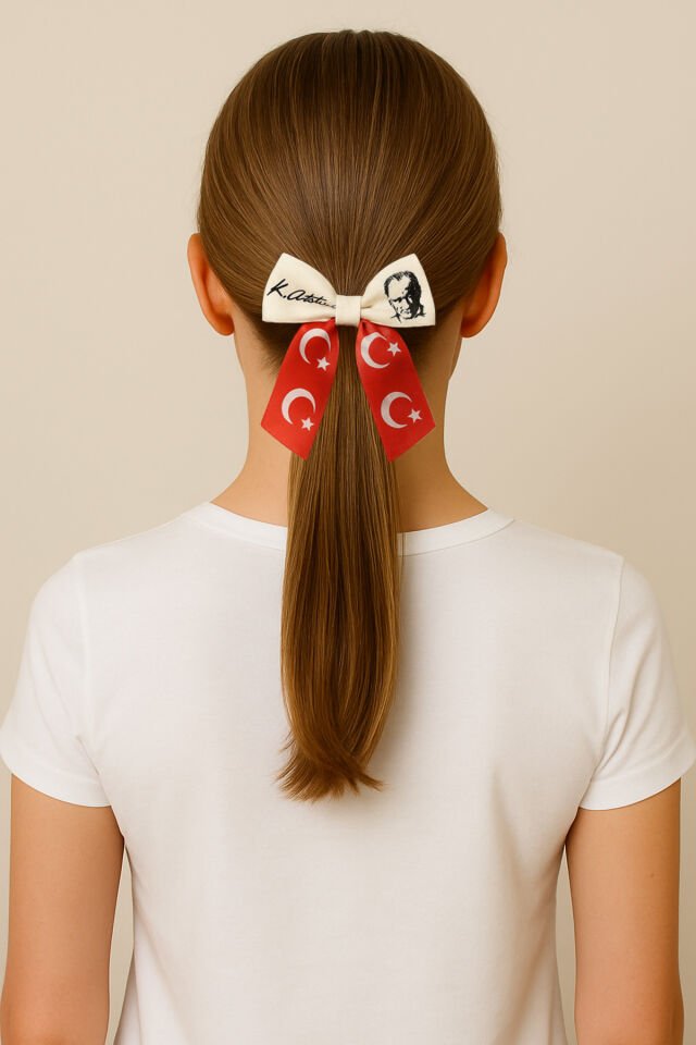 Klipsli Atatürk Ve Türk Bayrağı Tokası 29 Ekim 23 Nisan 19 Mayıs