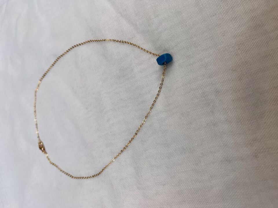 Altın Kaplama Nazarlı kolye