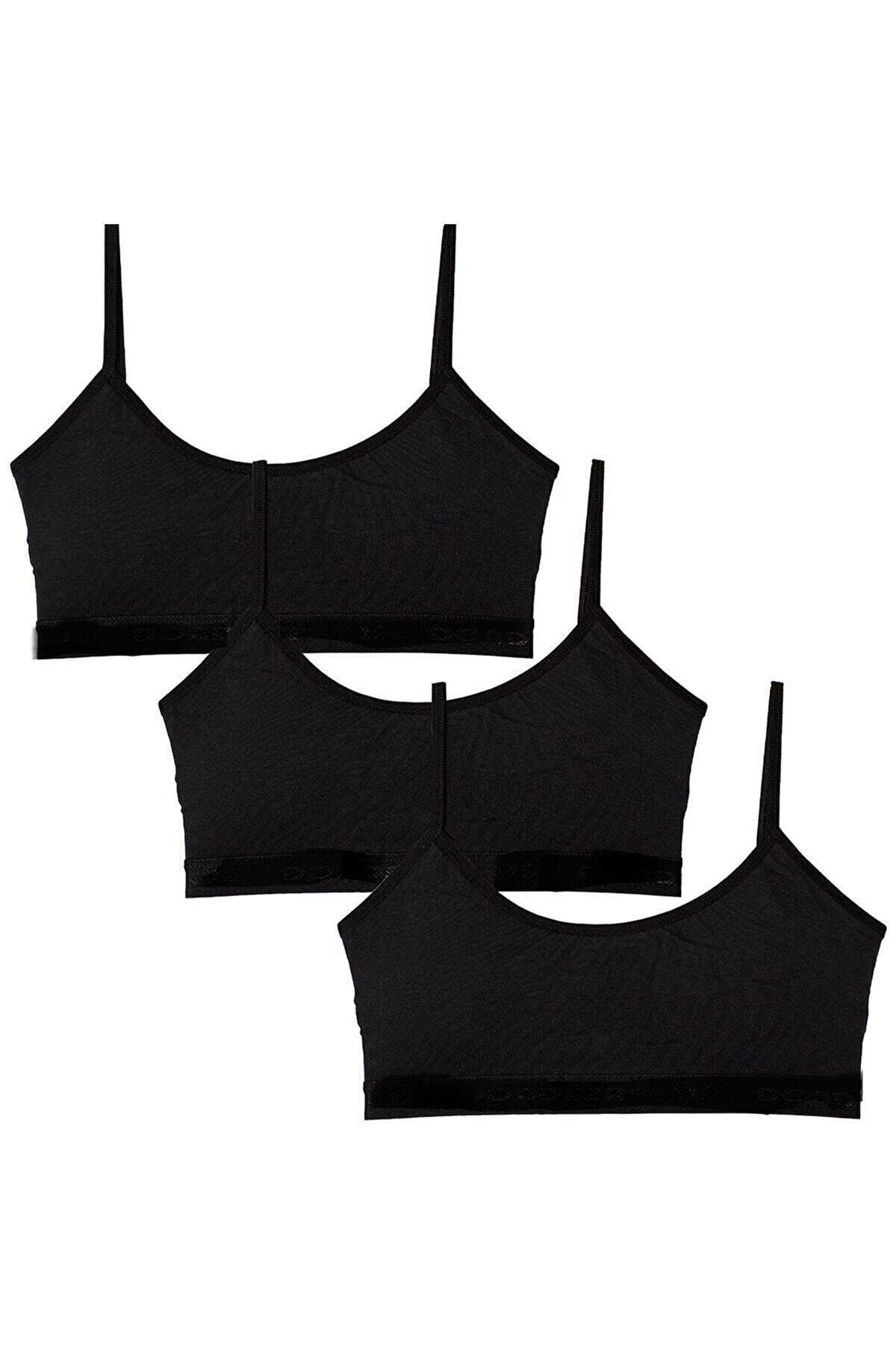 Kadın Renkli 3 Lü Ip Askılı Pedli Yarım Atlet